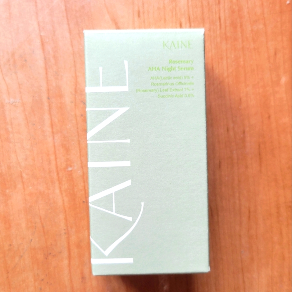 Kaine Rosemary AHA Night Serum - Korean product.